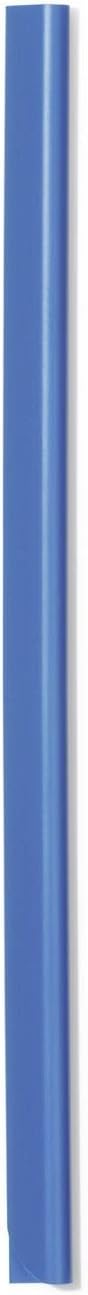 Durable Klemmschiene A4, für circa 60 Blatt, Packung à 100 Stück, blau, 290106, blau
