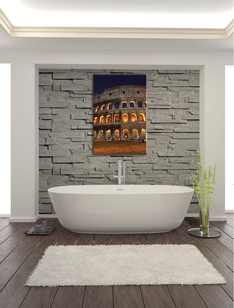Pixxprint Colosseum in Rom Italien Italy als Leinwandbild/Grösse: 100x70 / Wandbild/Kunstdruck/ferti