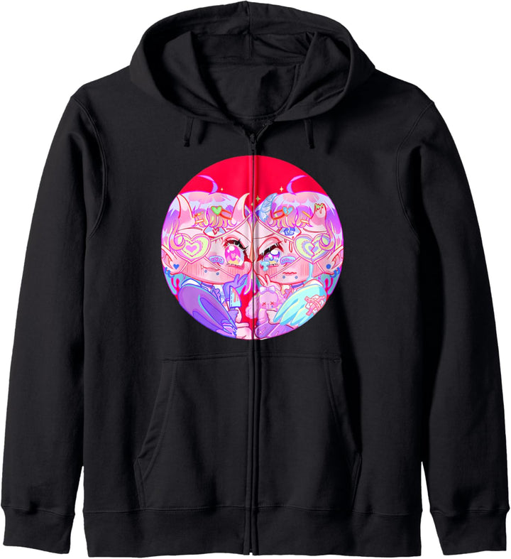 Anime Mädchen Waifu Japanische Ästhetik Kawaii Otaku Love Kapuzenjacke
