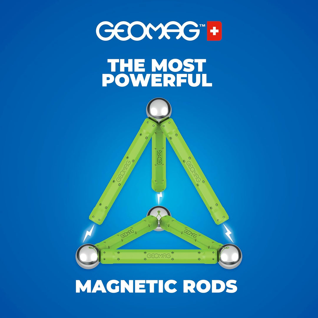 GEOMAG Magnetic Toys , Magnets for Kids , STEM-Endorsed Educational Building Set Made from 100 Perce