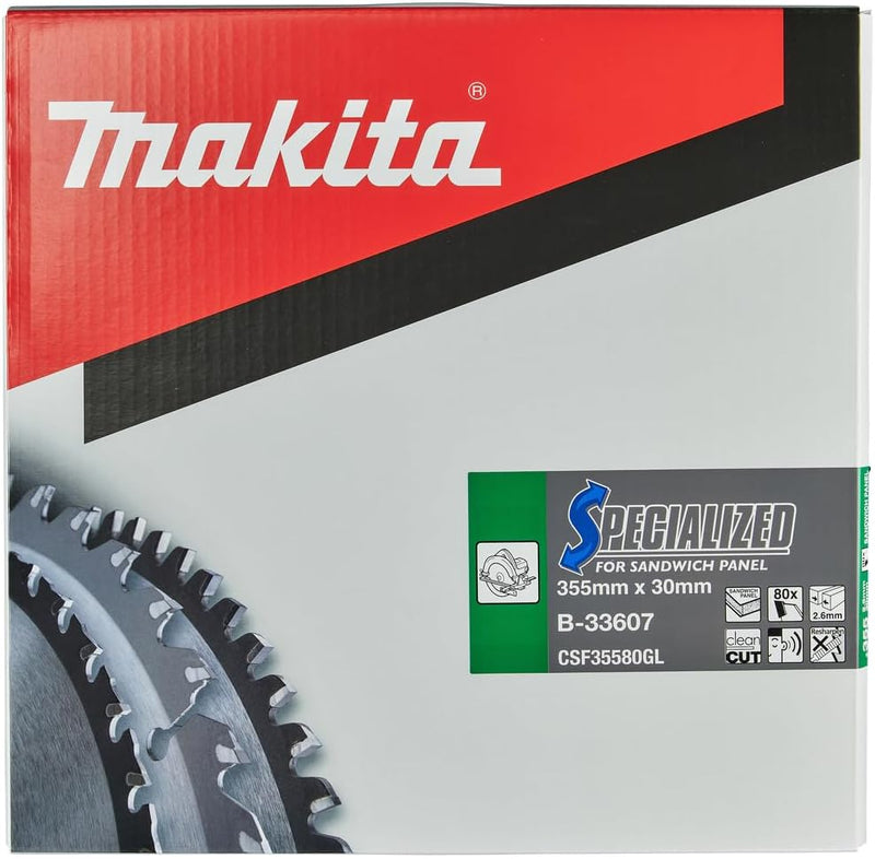 Makita Specialized Saegeblatt, 355 x 30 mm, 80Z, B-33607