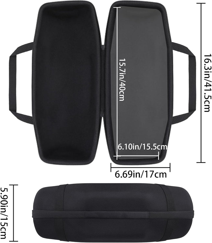 co2CREA Hart Reise Schutz Hülle Etui Tasche für JBL Xtreme 4 Tragbarer Bluetooth Lautsprecher,Nur Ta