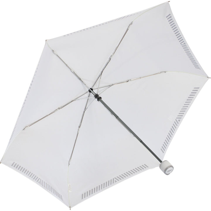 iX-brella Mini Hochzeits-Taschenschirm mit reflektierender Borte Namen und Herzen personalisiert Zwe