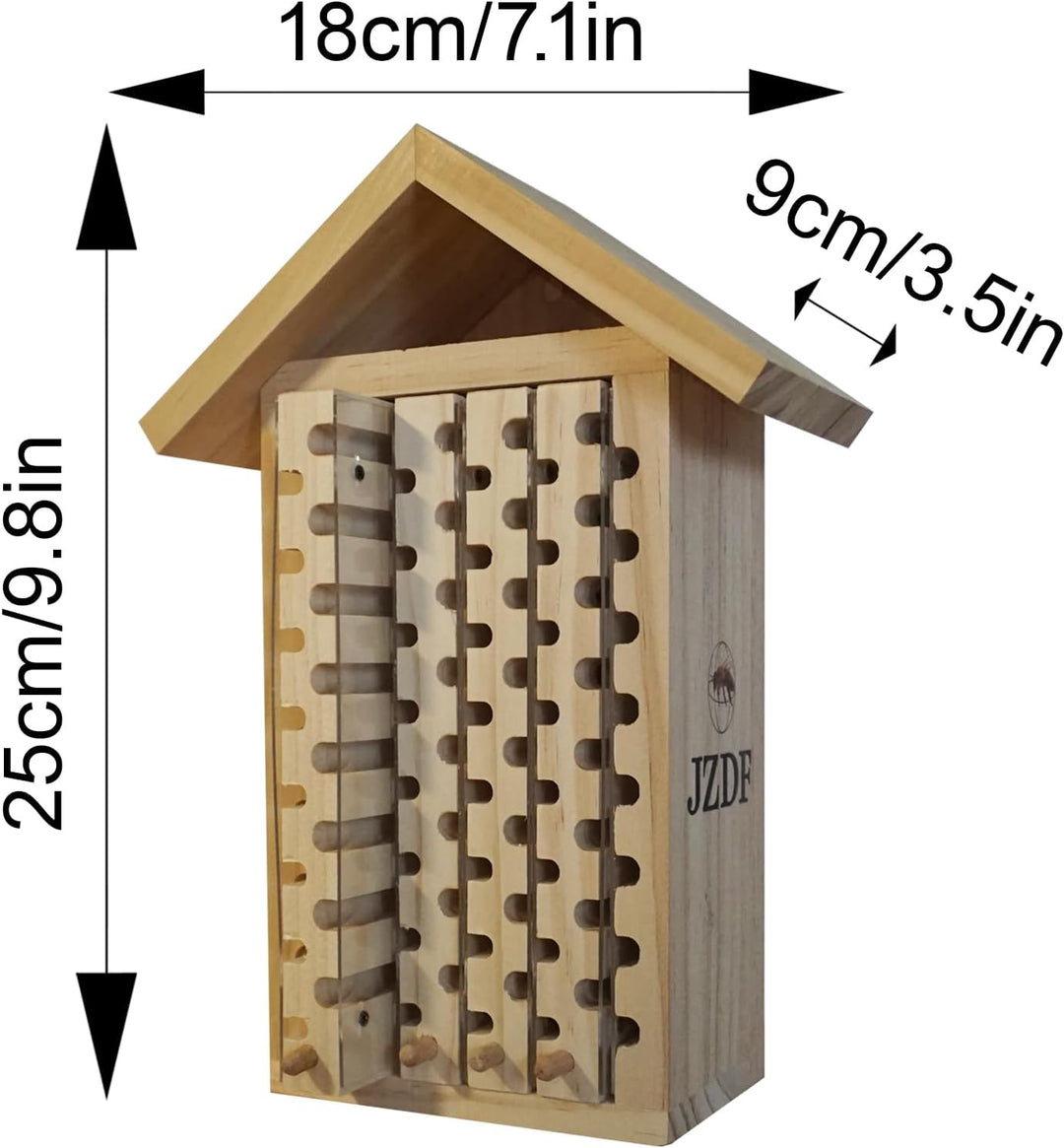Maurer-Bienenhaus, JZDF Bug Hotel, Käferhotel, Zimmermann-Bienenhaus für den Garten, Blattschneider,
