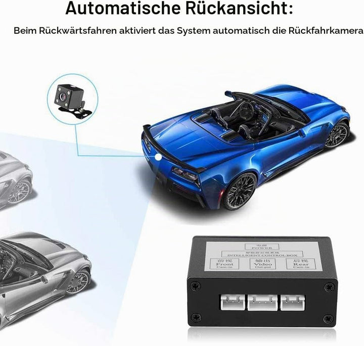 Smart Car Parking Camera Converter Switcher Vordere Rückansicht Video Switch Channel Control Box Ada