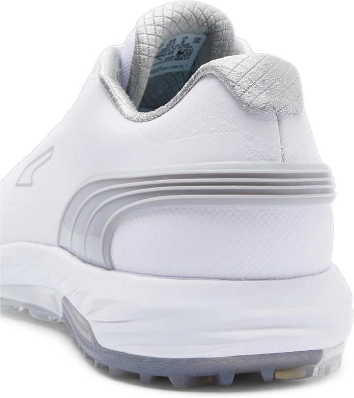 PUMA Herren Alphacat Nitro Golfschuh 41 EU Puma White Flat Light Gray Puma Silver, 41 EU Puma White