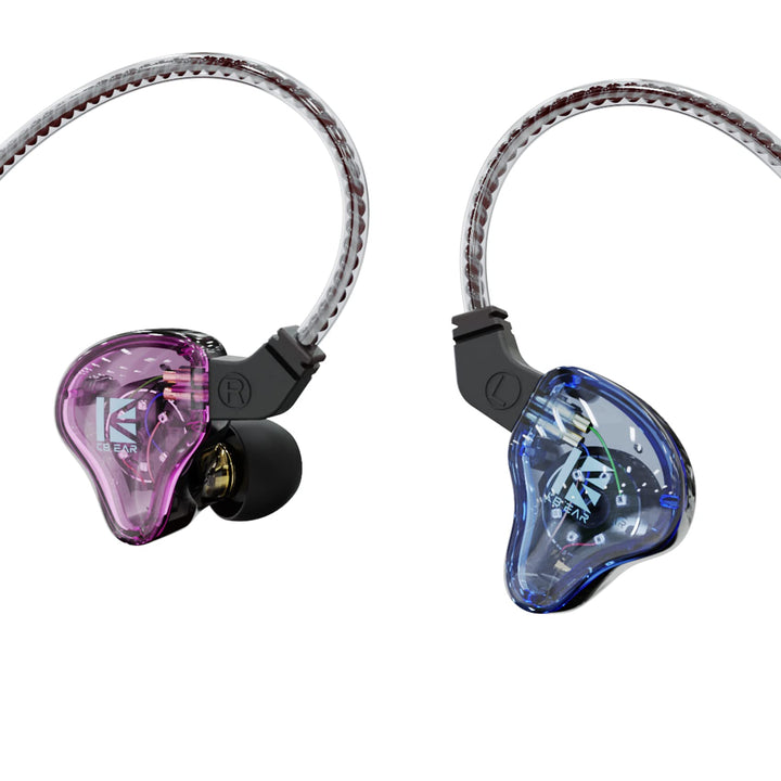 Yinyoo KS2 Kopfhörer, KBEAR HiFi In-Ear-Kopfhörer Over-Ear-Kopfhörer für PC, 1BA 1DD Hybrid Headset