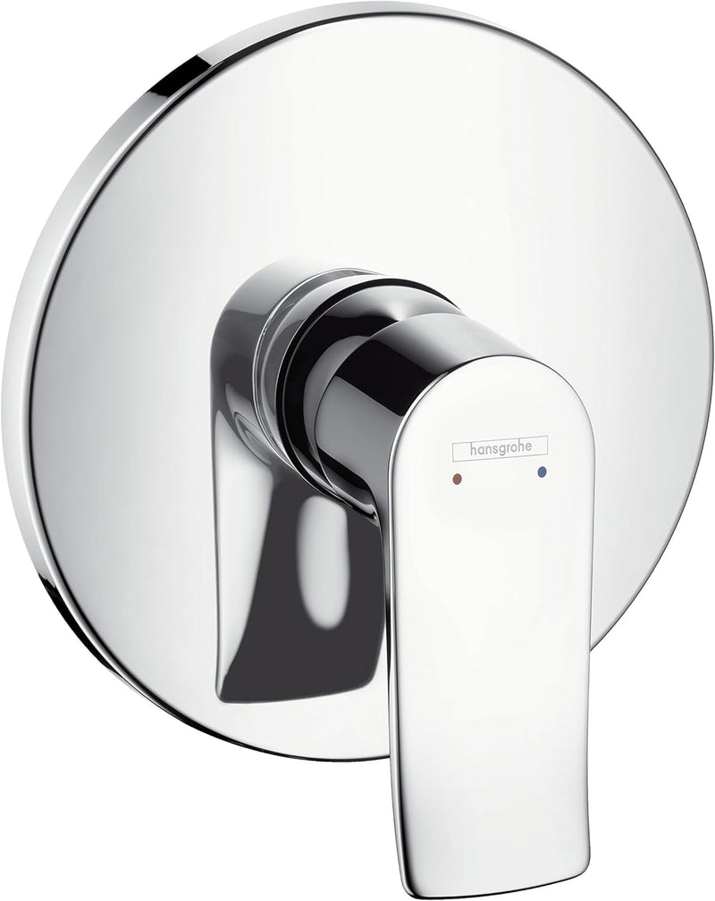 hansgrohe Metris Unterputz Duscharmatur, für 1 Funktion, Chrom rund Dusche, rund Dusche