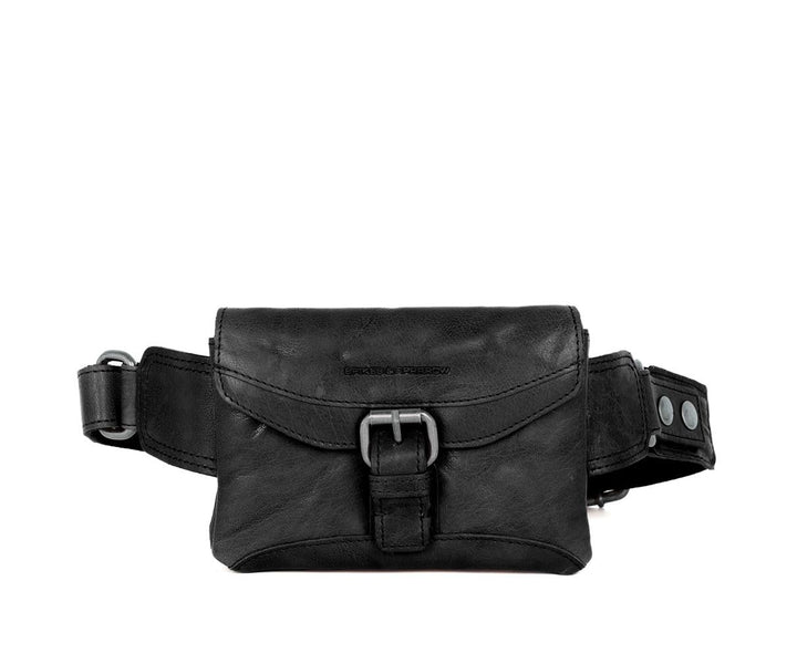 Spikes &amp; Sparrow The Authentics Gürteltasche 19 cm Schwarz, Schwarz