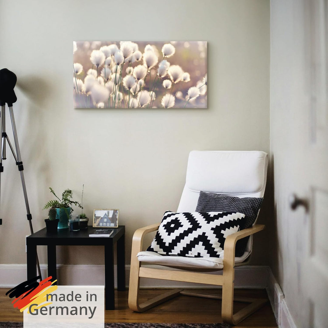 ARTland Leinwandbilder Wandbild Bild auf Leinwand 100 x 50 cm Wanddeko Natur Zauber Idyll Frühling M