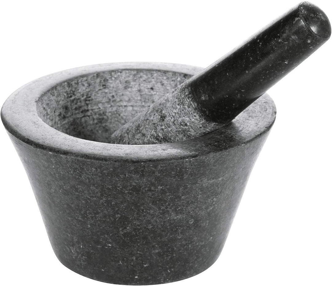 Boska Mörser Herbs/robuster Look/Spülmaschinenfest/Granit/Schwarz / 175 x 175 x 100 mm