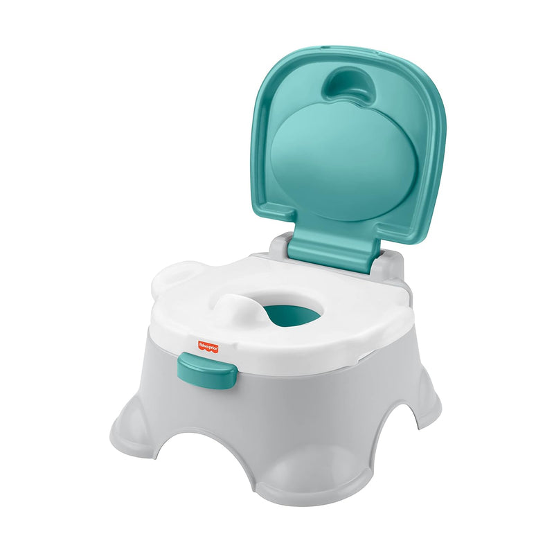 Fisher-Price - 3-in-1-Töpfchentrainingsstuhl für Kinder und Fussbank mit abnehmbaren Toilettenring s