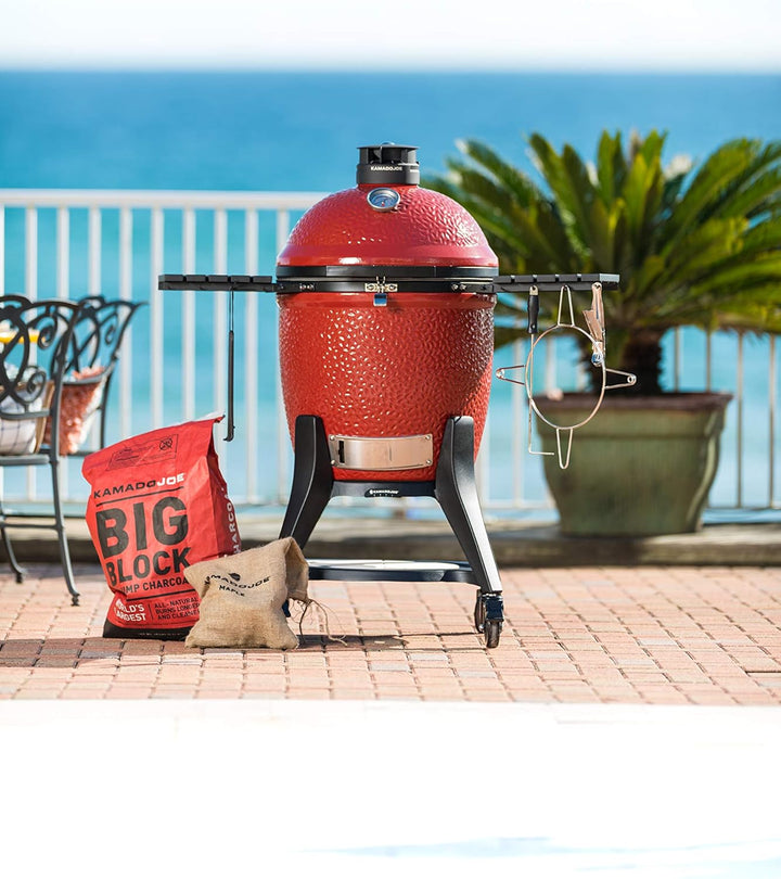 Kamado Joe 9.1kg XL Natürliche Wiederverwendbare Stückholzkohle für BBQ, Räuchern, Grillen. Lange Le