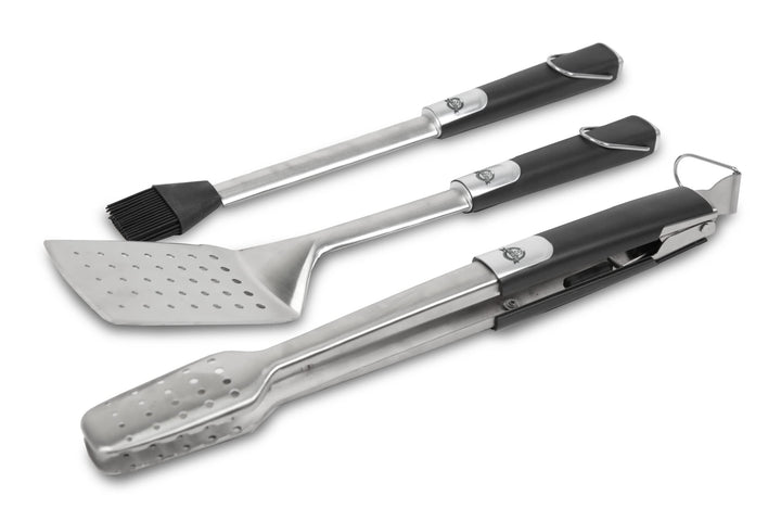 Pit Boss Grills Soft Touch Werkzeugset, 3-teilig, Edelstahl