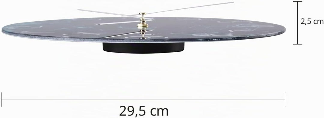 ACCSHINE Wanduhr Ohne TickgeräUsche Lautlos Modern 30cm Quarz Gross Batterie Betriebene Wanduhr Einf