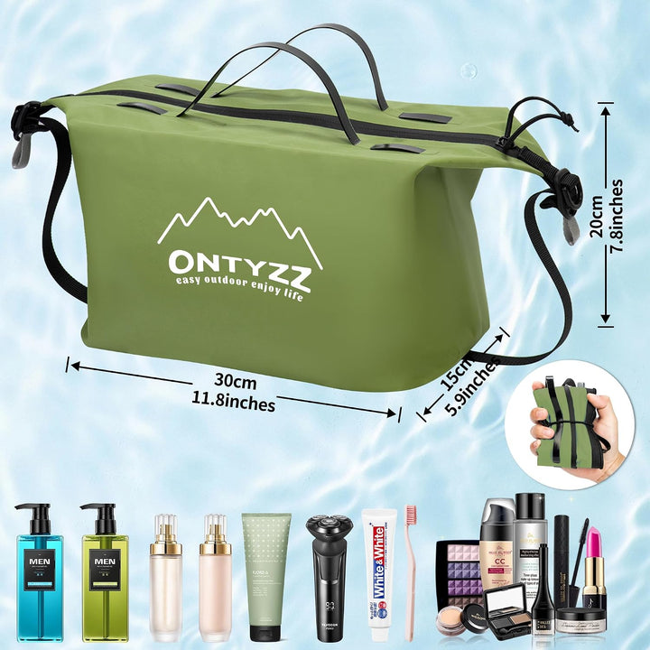 Koffer Organizer Compression Packwürfel Set, 5 Teilig Wiederverwendbar TPU Vakuumierbeutel mit IPX8