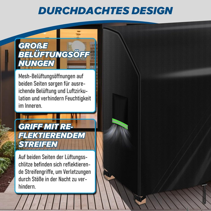 Matschküche Abdeckung, 420D Oxford 110x50x98cm(LxBxH) Wasserdicht Wetterfest Kinderküche Schutzhülle