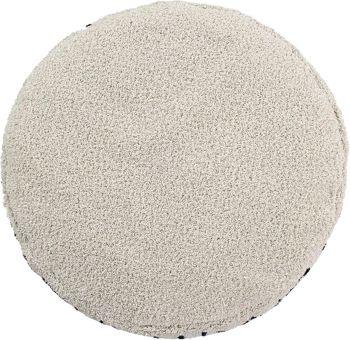 Lorena Canals Puff ABC Natural, Schwarz -100% natürliche Baumwolle/füllung: 100% Polyester - 70x70 c