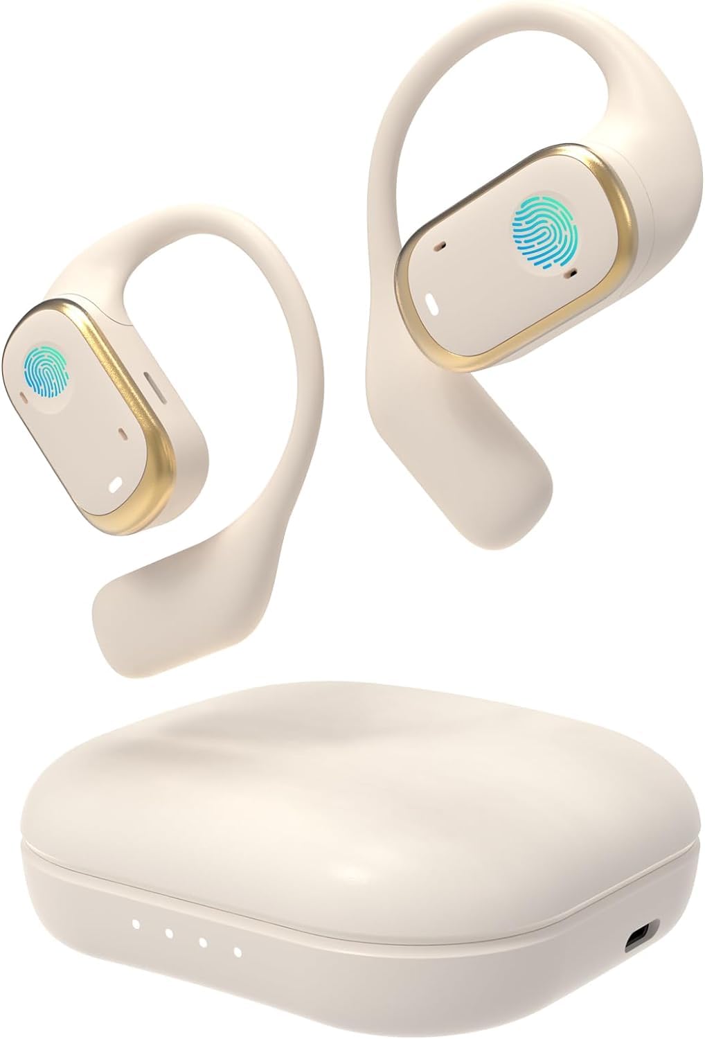 SANOTO Open Ear Kopfhörer Bluetooth 5.3, Touch Controlled Air Conduction Ohrhörer Kopfhörer Kabellos