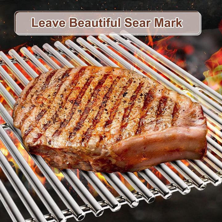 Denmay 7637 44,5 x 26cm Edelstahl Grillrost für Weber Spirit I & II E210, E220, S210, S220 (mit vord