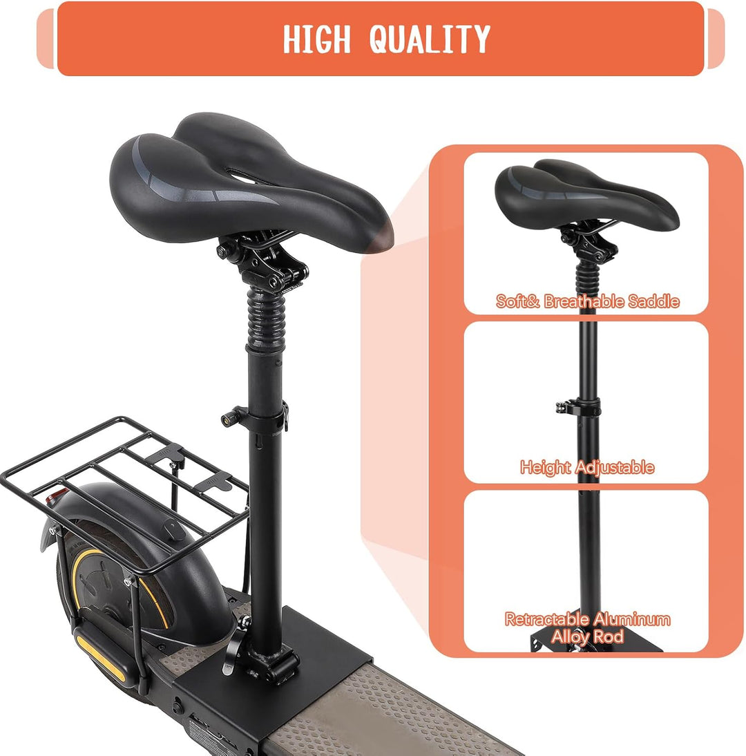 Elektroroller Sitzsattel kompatibel mit Segway-Ninebot Max G30, Stossdämpfender/Weicher/Atmungsaktiv
