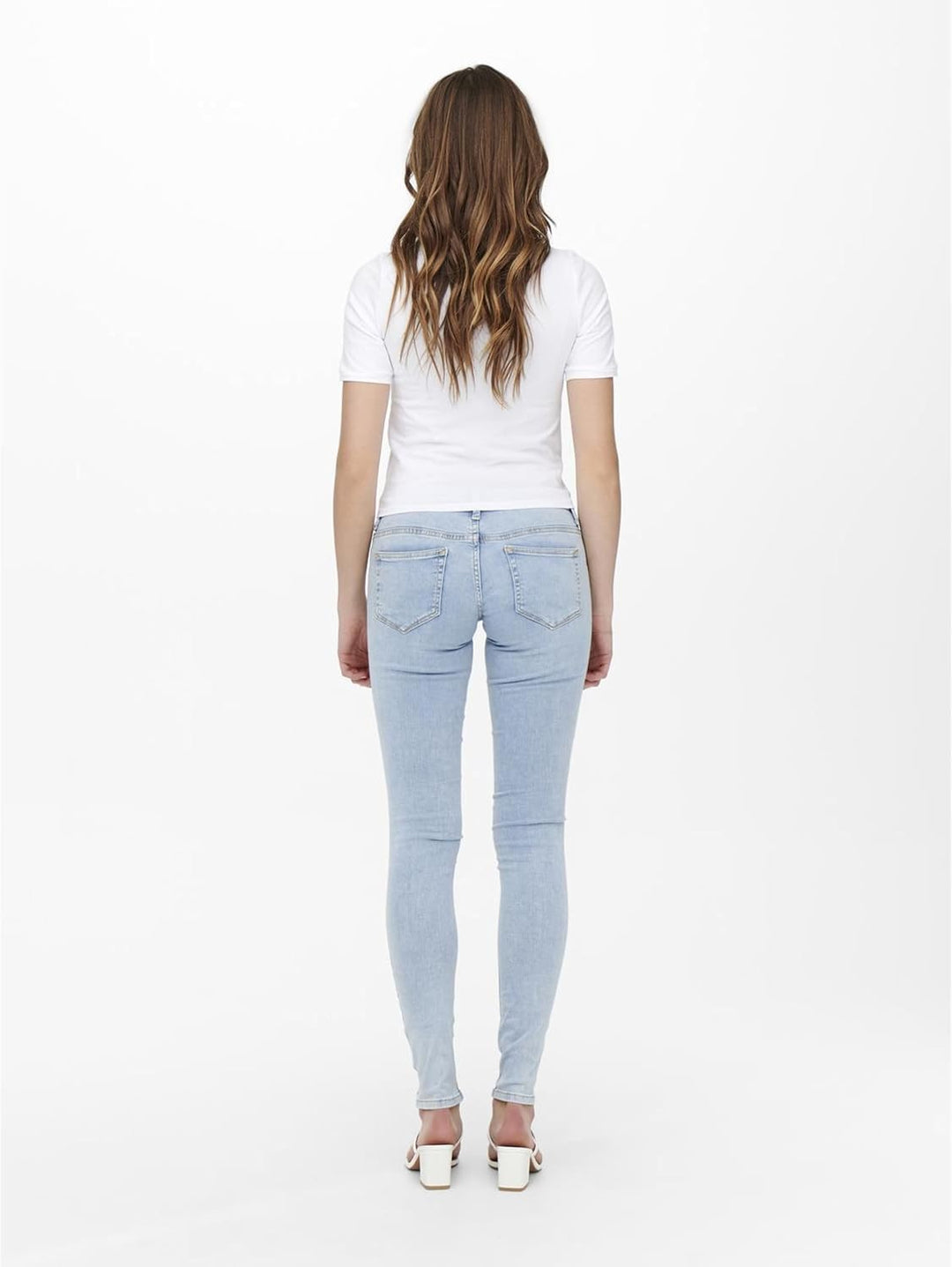 ONLY Damen Onlcoral Life Sl Sk Dnm Cro468 Jeans, Light Medium Blue Denim