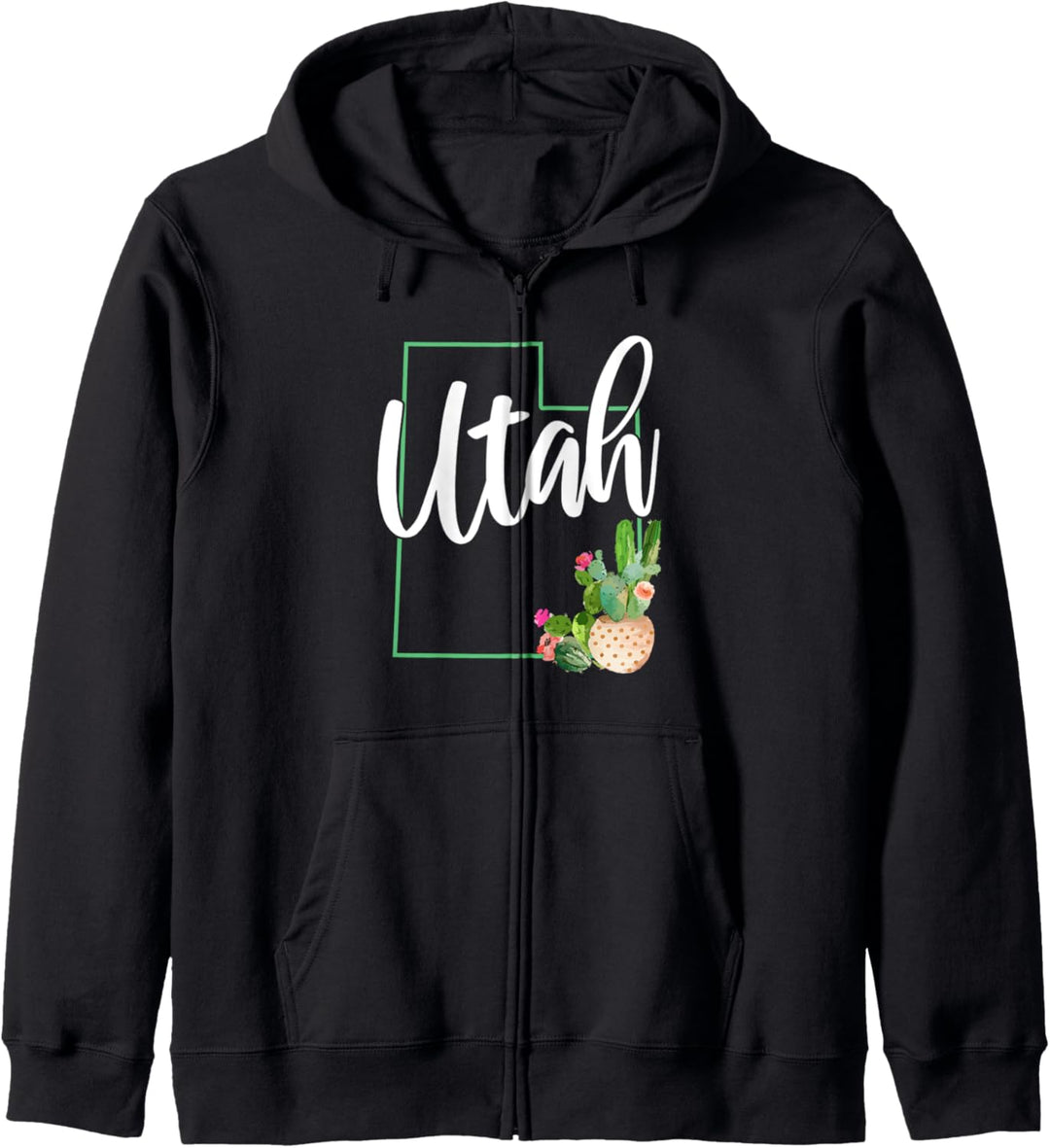 Utah Kaktus USA Amerika Souvenir Kapuzenjacke