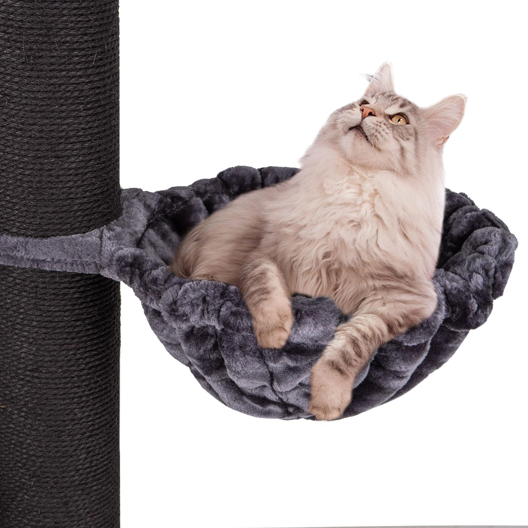 HAPPYPET Universal XXL Liegemulde für Kratzbaum Ø 45 cm - Schlafmulde für grosse Katzen, Maine Coon,