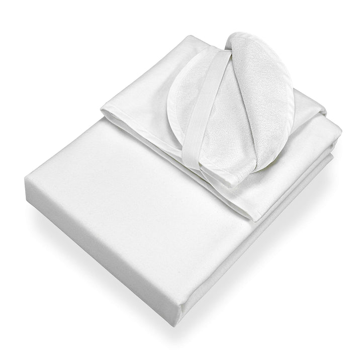 SETEX Molton/Frottee Matratzenschutz, Wendeauflage, 140 x 200 cm, Generation, Weiss, MOFR14020000100