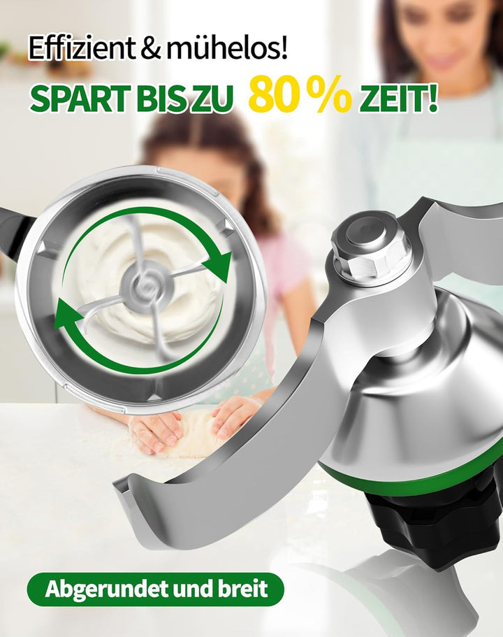 Teigmesser für Thermomix TM6/TM5 Edelstahl Teigmischmesser TM6 TM5 Ersatzteile Mixmesser Zubehör für