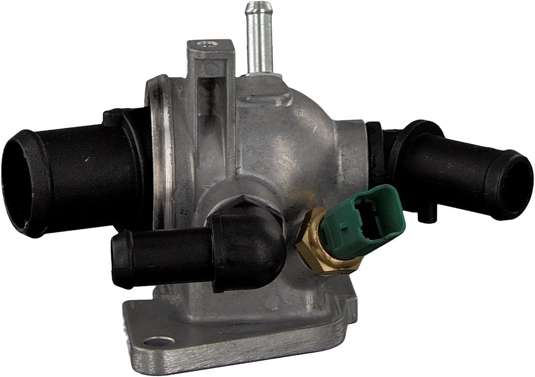 febi bilstein 36284 Thermostatgehäuse mit Temperaturschalter und Dichtung , 1 Stück