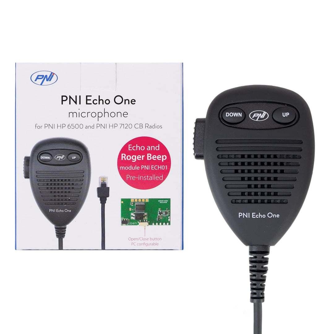 PNI Echo One Mikrofon HP 6500 HP 7120 mit Echo-Modus und programmierbarem Tonsignal