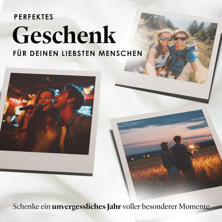 Date Challenge Buch für Paare “Zeit für Abenteuer” | Valentinstag-Geschenk für ihn & sie | ABC Date