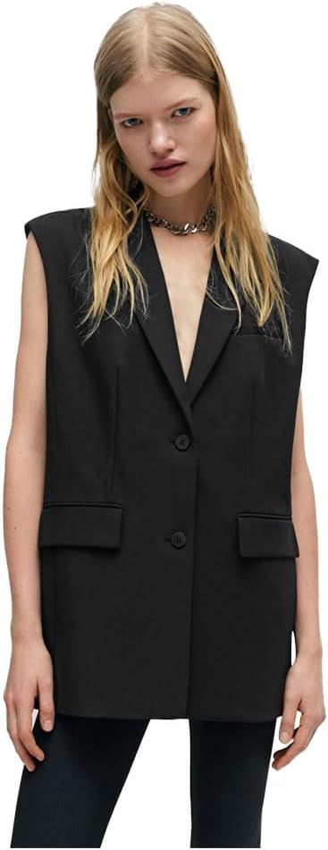 HUGO Damen Aneris Jacket 34 Black1, 34 Black1