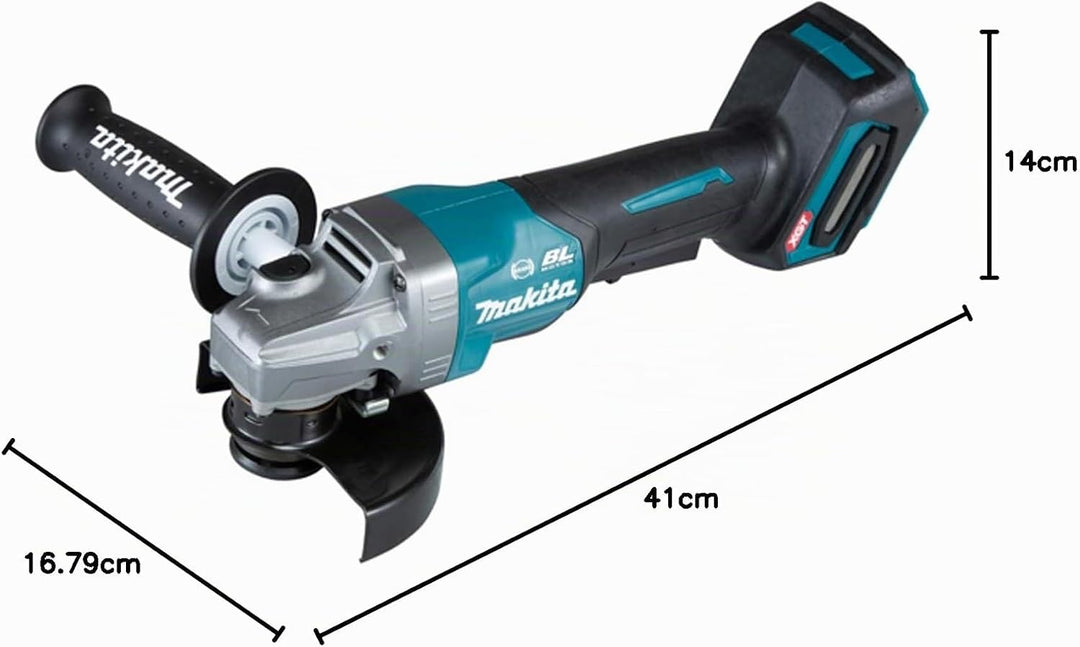 Makita GA013GZ Akku-Winkelschleifer 40V max. (ohne Akku, ohne Ladegerät), Petrol