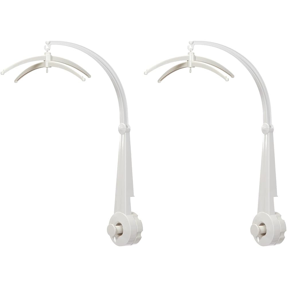 Sterntaler - Mobile Gestänge weiss (ohne Spieluhrmodul) (Packung mit 2) Weiss 1 Stück (2er Pack), We