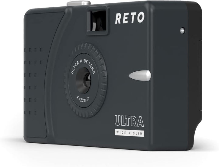 RETO Ultra Wide und Slim 35 mm Wiederverwendbare Tageslicht-Filmkamera – 22 mm Weitwinkelobjektiv, f