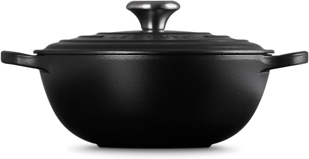 Le Creuset Marmite Bräter Signature 'Mattschwarz' Ø24cm / 3,1L