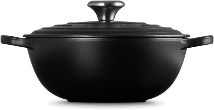 Le Creuset Marmite Bräter Signature 'Mattschwarz' Ø24cm / 3,1L