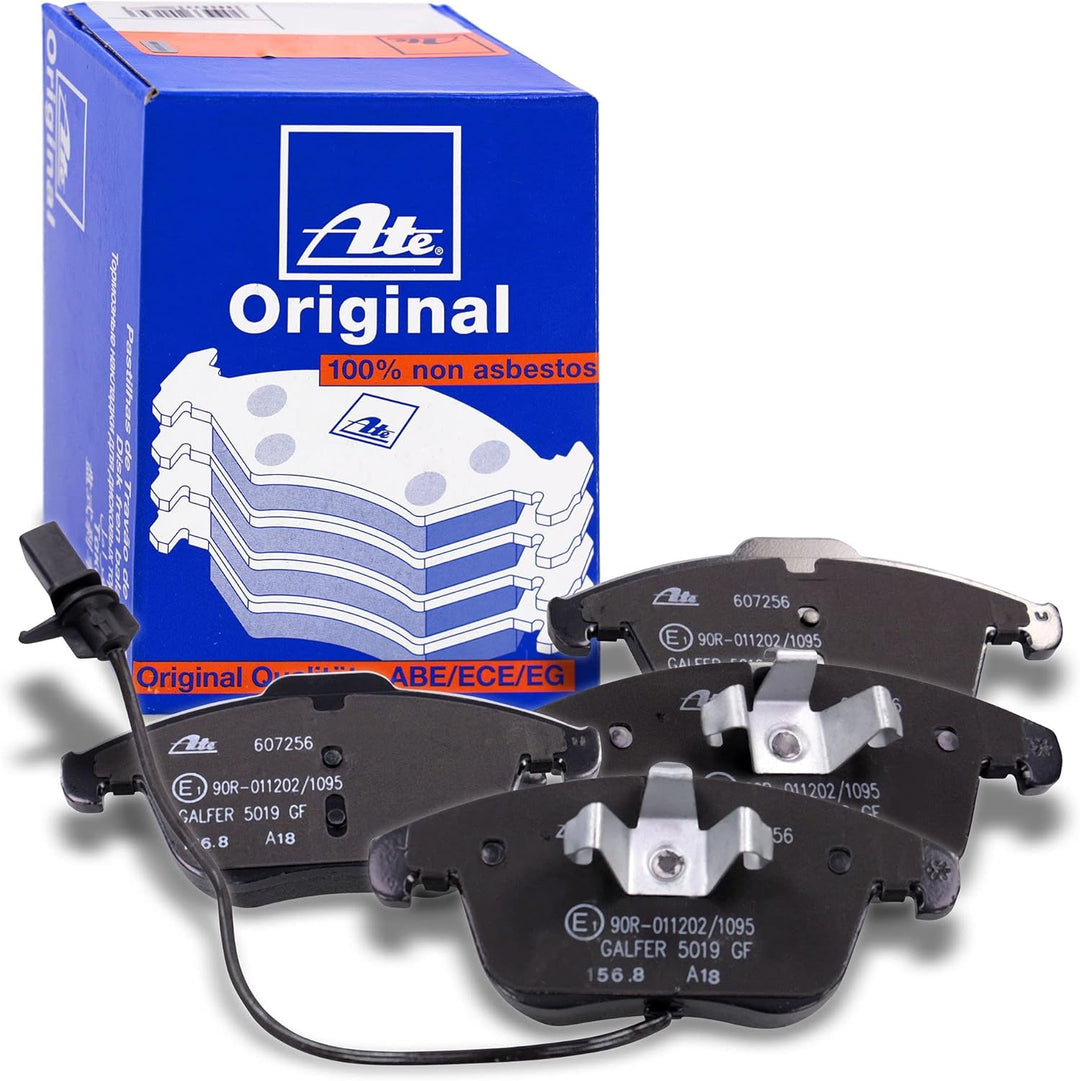 ATE Bremsenset Vorderachse inkl. Bremsscheiben vorne Ø 314 mm belüftet und Bremsbeläge vorne + Versc