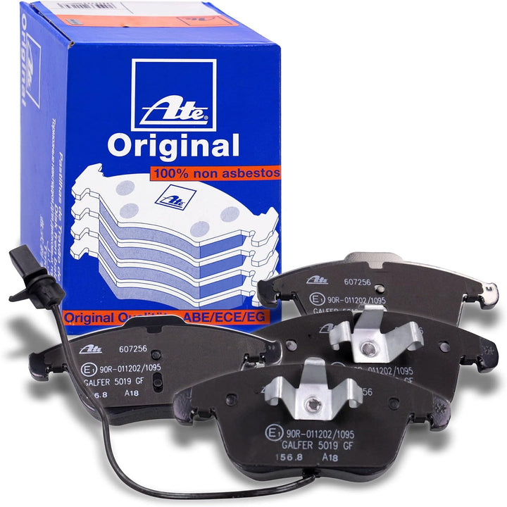 ATE Bremsenset Vorderachse inkl. Bremsscheiben vorne Ø 314 mm belüftet und Bremsbeläge vorne + Versc