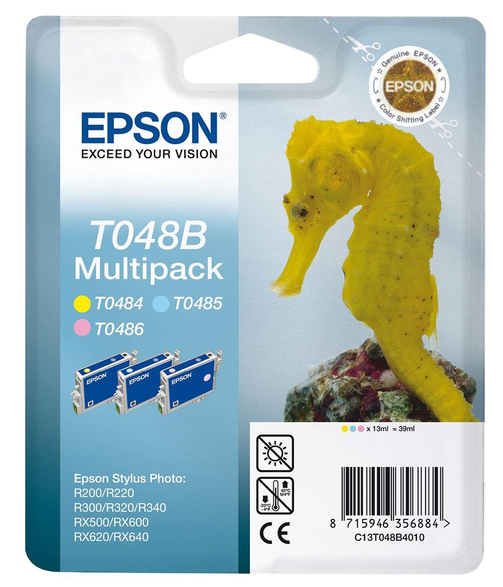 Epson Seahorse Multipack 3 Farben Gelb, Cyan, Magenta, hell