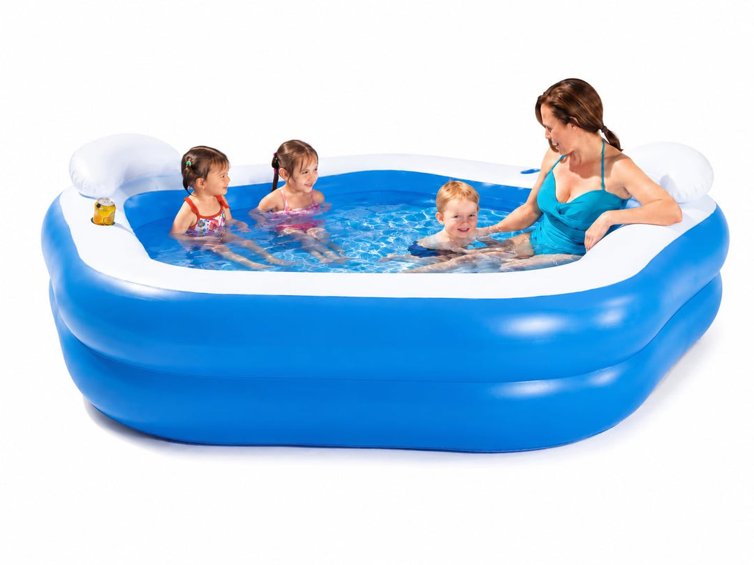 Bestway Family Pool Fun, 213 x 206 x 69 cm, Color, Color