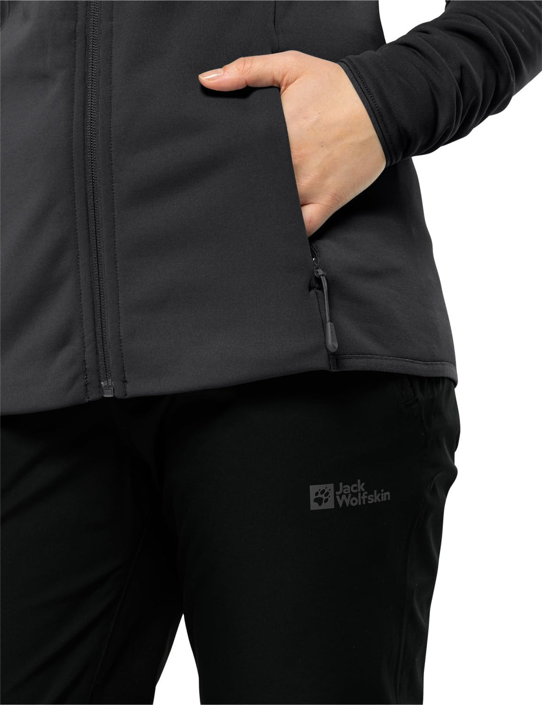 Jack Wolfskin Damen Baiselberg Hooded Fz W Fleecejacke XS Schwarz, XS Schwarz