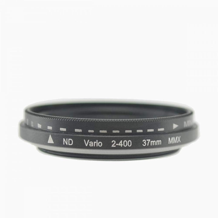 System-S ND Vario Filter 37 mm Neutraldichtefilter in Schwarz mit Hülle für iPhone 12 Pro