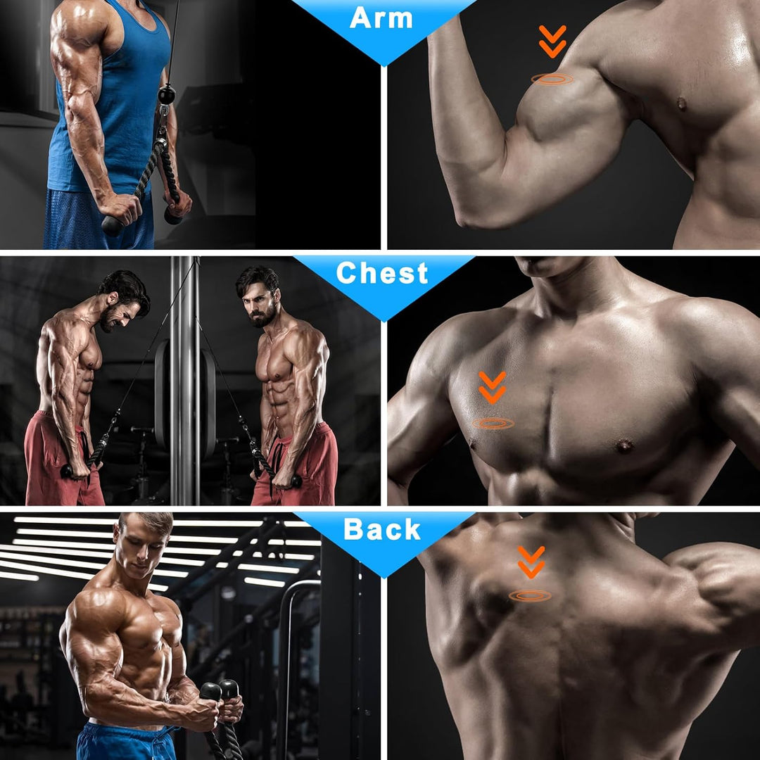 Kabelzug Fitness Kabel Latzug Fitness Bizeps Rücken Trainingsgerät DIY Kabelzug Pulley System Latzug