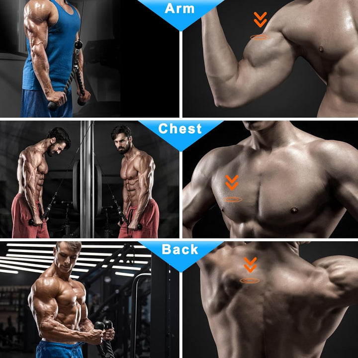 Kabelzug Fitness Kabel Latzug Fitness Bizeps Rücken Trainingsgerät DIY Kabelzug Pulley System Latzug