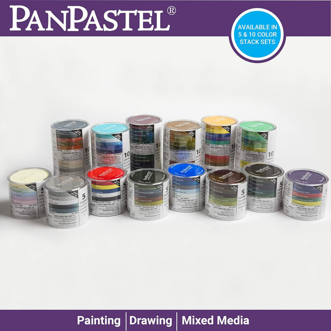 PanPastel Pastell-Set mit 5 Farben, extra dunkle Schattierungen