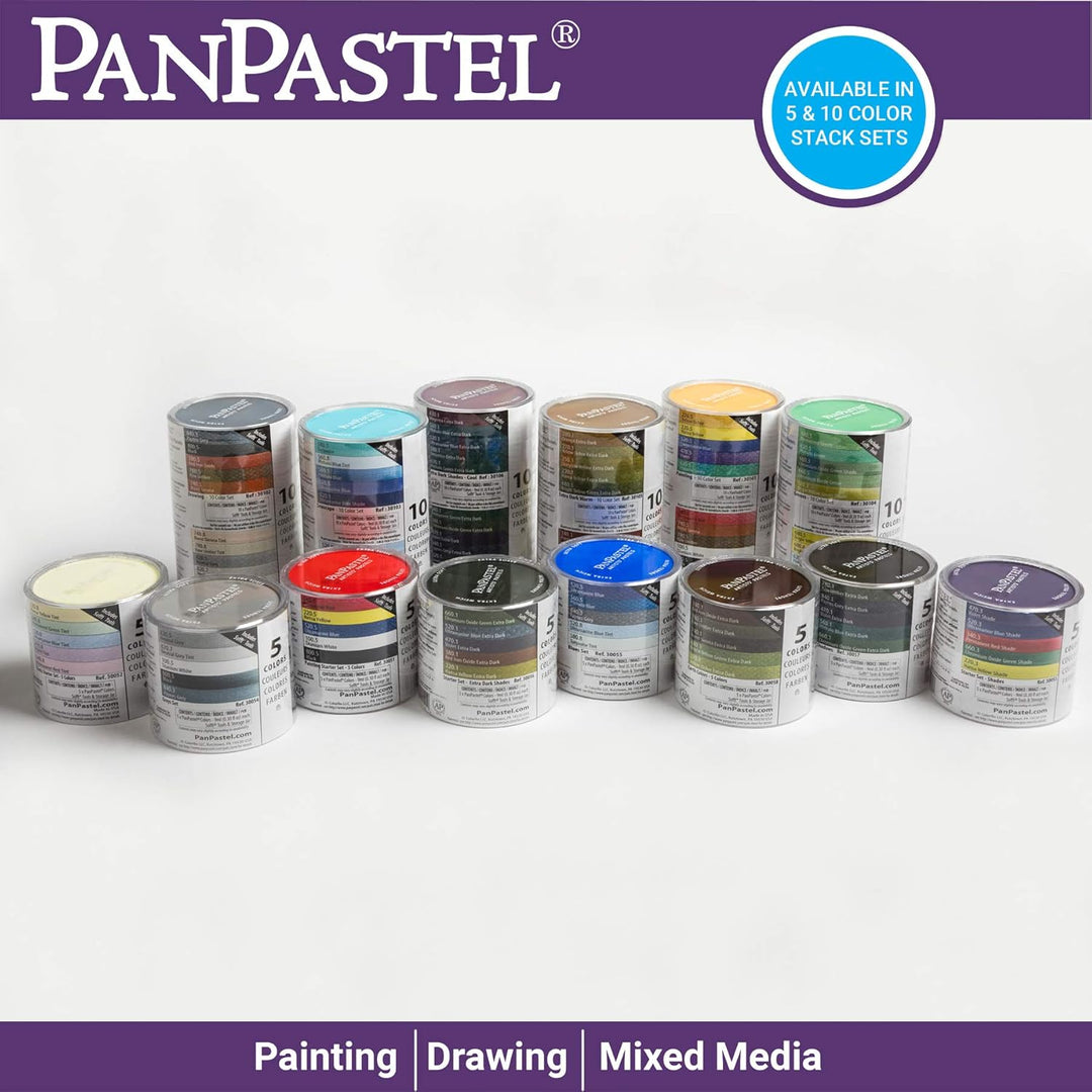 PanPastel Pastellfarben-Set mit 5 Farben, extra dunkle Schattierungen