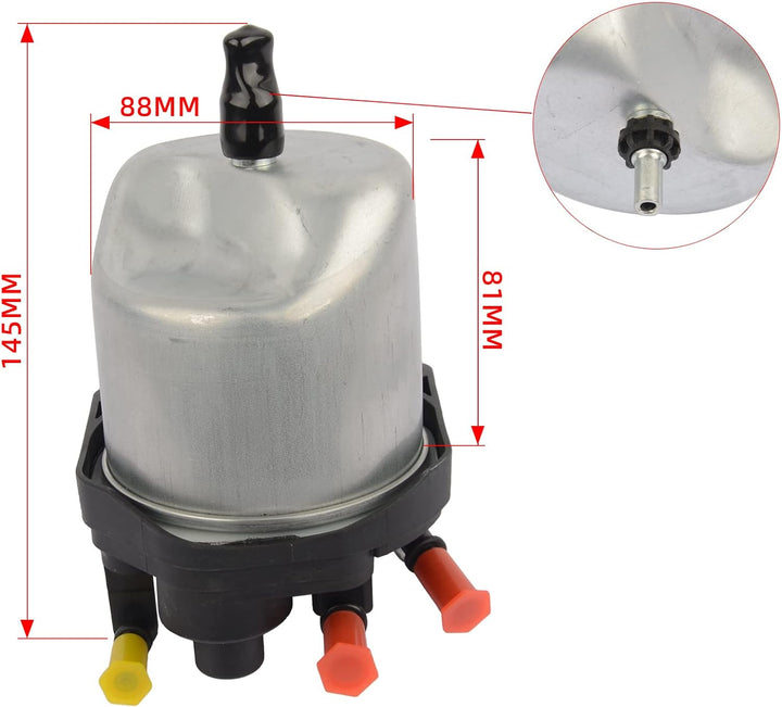 Huiruhy Kraftstofffilter Dieselfilter 1.4 1.6HDi 9809757980 Kompatibel mit Berlingo C3 II C4 Picasso
